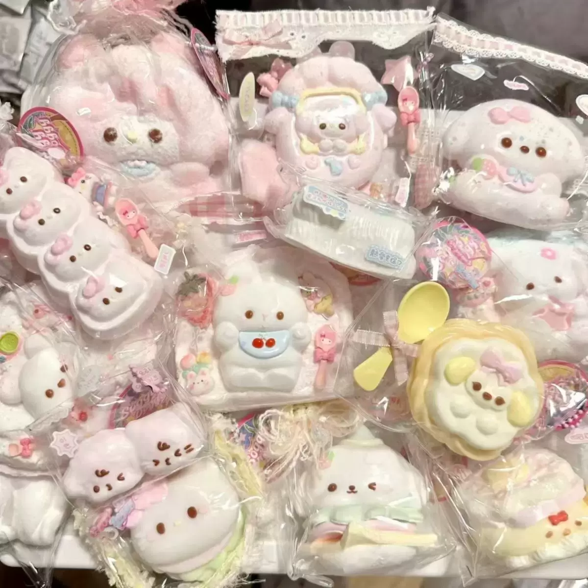 Lucky squishy bags(big size)- 5 bags(at least 2 gifts)